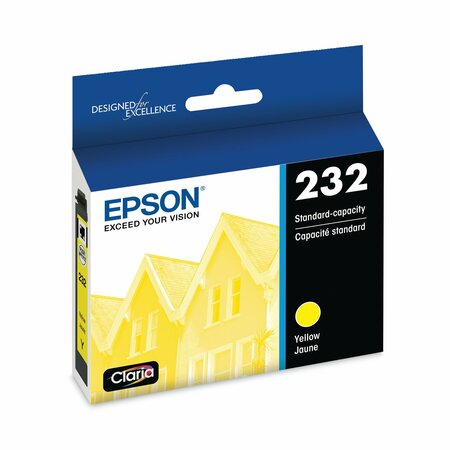 Epson T232 Claria Ink, 165 Page-Yield, Yellow T232420S